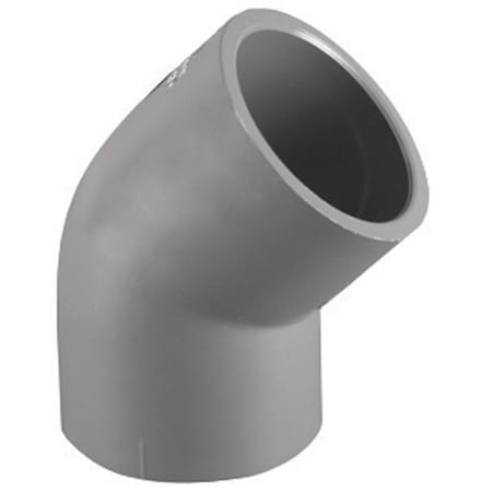 Charlotte Pipe And Foundry Charlotte Pipe Schedule 80 1-1/4 in. Slip X 1-1/4 in. D Slip PVC 45 Degree Elbow 1 pk PVC 08309 1600